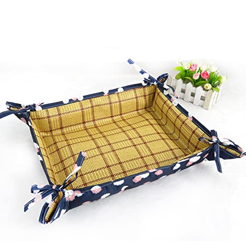 Qukaim Haustiermatte 2 in 1 Haustier Nest Kühlmatte Oxford Wasserdicht Hund Katze Kissen Nicht Stick Sommer Isomatte 60 * 45cm Ideal für Hunde und Katzen von Qukaim