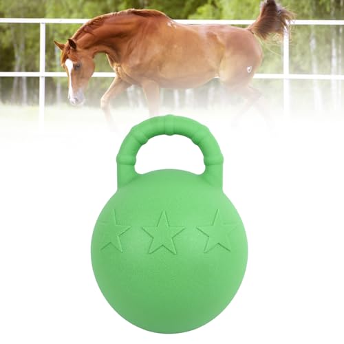 Qukaim Horse Play Ball Horse Play Ball, Interaktiver Fruity Slow Bounce Gummiball für Reittraining, leicht, Hunde federnd von Qukaim
