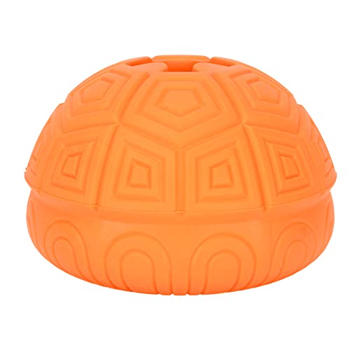 Qukaim Hund Langsam Füttern Ball Pet Treat Ball Interaktives Gummi Schildkröte Shell Hundefutter Spender Spielzeug, Kauen und Zähne knirschen, Klein, Langsam Füttern Hundespielzeug von Qukaim