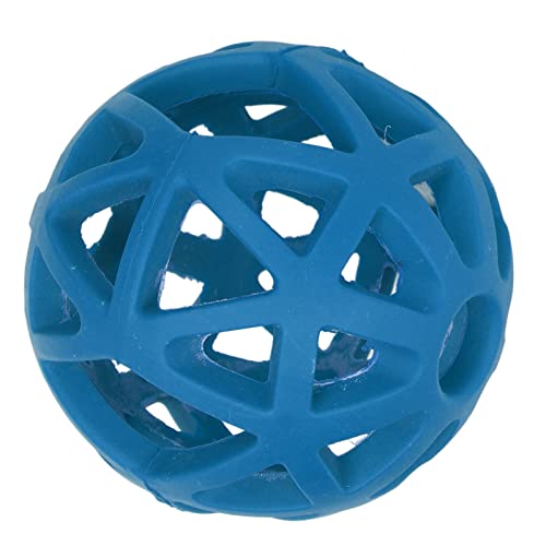 Qukaim Hund Zähne Schleifen Ball Spielzeug Hohl Hundeball Spielzeug für Zähne Schleifen Interaktiver Gummi Kauball für Hunde Indoor Outdoor Pet Toy von Qukaim