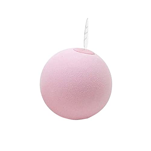 Qukaim Interaktiver Katzenball, Spielzeug, interaktiver Touch-Induktionstier, Tiergeräusch-Ball für den Innenbereich, kleine Vögel, rosa Box, Schwerkraft-Quietschball, 5 cm von Qukaim