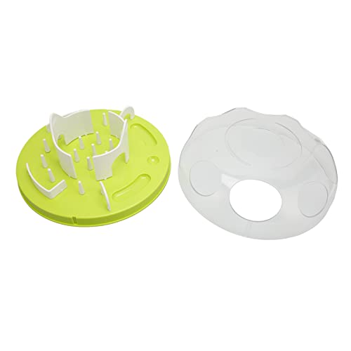 Qukaim Katze Slow Feeding Bowl Cat Slow Feeder Bowl, Abnehmbare Verstellbare Katzen-Puzzle-Schüssel für langsames Fressen, Verhindern Sie Rutsch-Design, Ideal für Katzentraining, 28cm Durchmesser von Qukaim