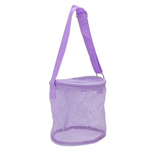 Qukaim Kleintiertasche Kleintiertasche, tragbare Hamstertrage mit verstellbaren Schultergurten, Abnehmbares Kissen, atmungsaktiv, Outdoor, Lila von Qukaim