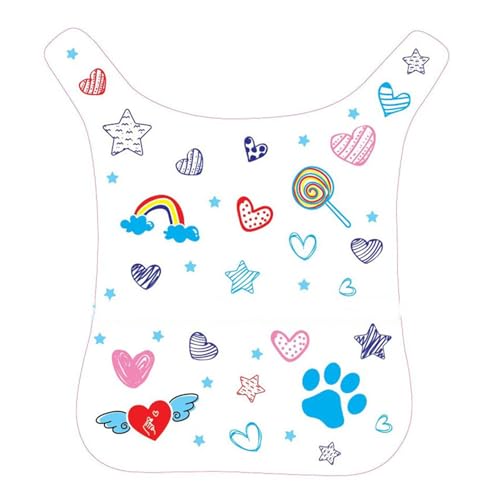 Qukaim Leuchtende Hundekleidung, leuchtendes LED-Kostüm, weiß + Farbkarte, für Katzen, Hunde, geeignet für männliche Hunde, Größe M von Qukaim