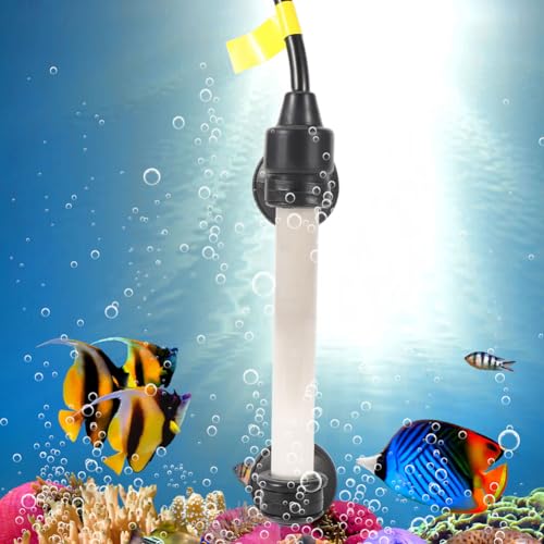 Qukaim Mini Heizstab Mini Explosionsgeschützter Heizstab für Schildkrötenbecken Fischbecken Automatisches Thermostat Quarz 70W CN 220VEO von Qukaim