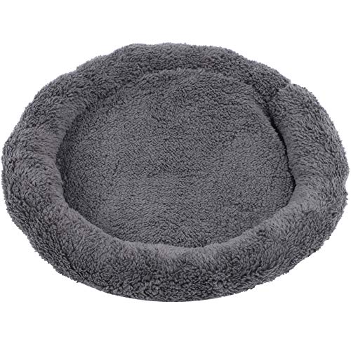 Qukaim Pet Deep Sleep Nest Pet Deep Sleep Nest, Soft Breathable Round Bed Cushion for Cats and Dogs, Dark Gray, Size M, Cozy Sleeping Nest for Indoor von Qukaim