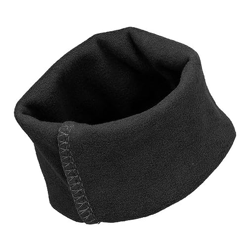 Qukaim Pet Ear Snood Dog Quiet Ear Muff, Black Pet Noise Protection Calming Ear Hood, Warm Soft Snood, Size L for Anxiety Relief, Suitable for Small to Medium Dogs von Qukaim