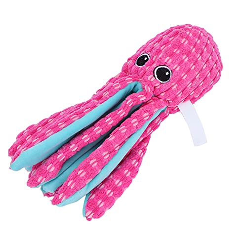 Qukaim Pet Squeaky Toy Pet Cord Octopus Vocal Toy for Large Medium Small Dogs von Qukaim