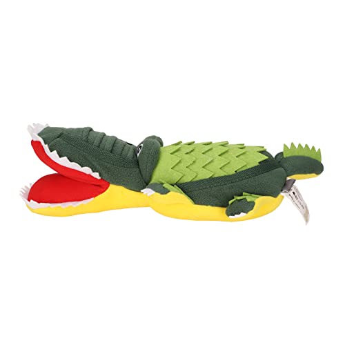 Qukaim Pet Stuffed Toys Krokodil Hund Kauspielzeug, Interaktives Spielspielzeug für Hundetraining, Verstecktes Futter Design, Plüsch Haustier Stofftier, Ideal zum Kauen und Spielen, 30cm Lang von Qukaim