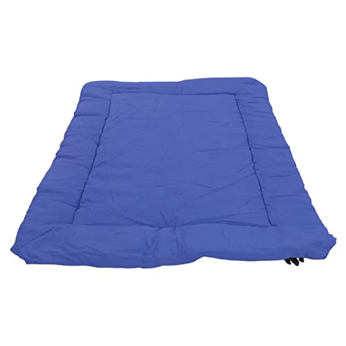 Qukaim Pet Travel Mat Portable Dog Bed Waterproof Foldable Outdoor Pet Travel Mat, All Season Dog Mat for Camping Car, Blue von Qukaim