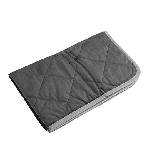 Qukaim Pet Warm Mat Washable Thermal Pet Pad with Non-Slip Bottom, Fluid-Absorbing Training Warmhalteing for Dog Cat Grey S von Qukaim