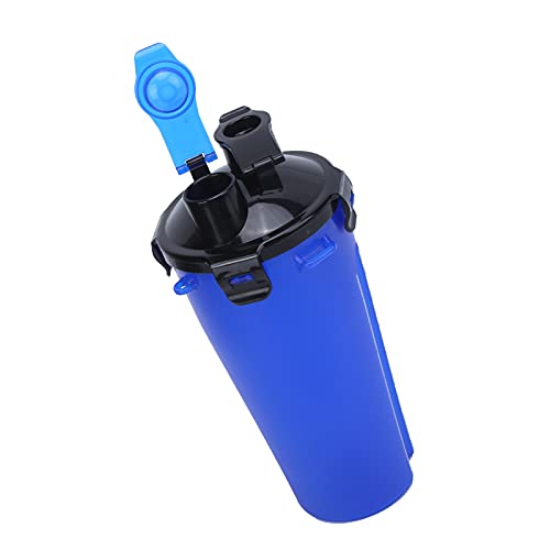 Qukaim Pet Water Cup Pet Water Cup, Portable Pet Travel Drinking Cup, Lightweight Outdoor Drinking Feeder for Dogs and Cats, Blue, 350ml Capacity von Qukaim