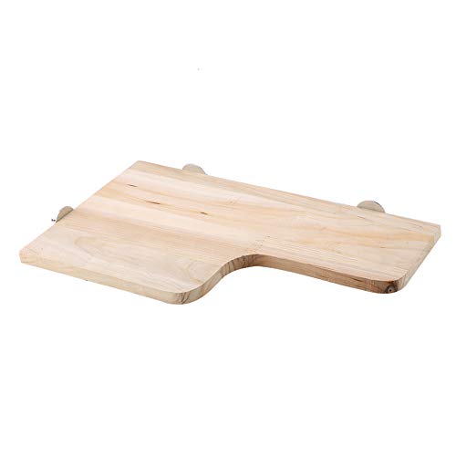 Qukaim Pet Wooden Toy Wooden Pet Springboard Toy, L-förmige Naturholz Kletterplattform für Hamster, kleine Haustiere, 6,3 Zoll lang von Qukaim