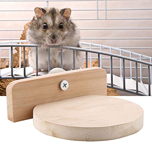 Qukaim Springboard Spielzeug Holz Hamster Springboard Spielzeug Haustier Kletterplattform Kleintier Springen und Klettern Spielzeug für Käfig von Qukaim