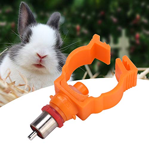 Qukaim Waterer Nipple Rabbit Drinker Nipple Waterer, 20 Pcs Drinking Nipple Cage Accories, DN20 Short 25mm, For Rabbit and Small Animals von Qukaim