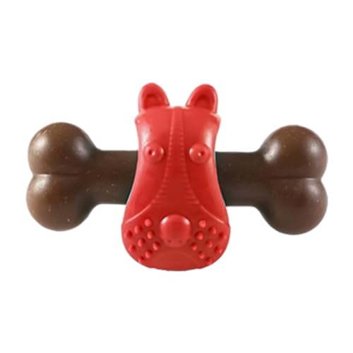 Qumiuu Kauspielzeug für Welpen zum Zahnen | Bissfestes und langlebiges Haustierspielzeug für Hunde - Welpenspielzeug zur Zahnreinigung, Hundeknochenspielzeug für große Hunderassen, mittelgroße von Qumiuu