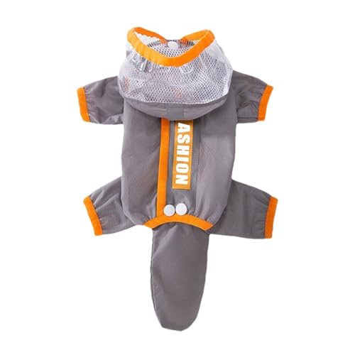 Qumiuu Regenjacke für Hunde, Regenponcho für Welpen | Regen-Poncho mit Kapuze, Hunde-Regenmantel, Kleidung,Reflektierende, leichte Haustier-Regenkleidung für kleine Hunde, Haustiere und Katzen von Qumiuu