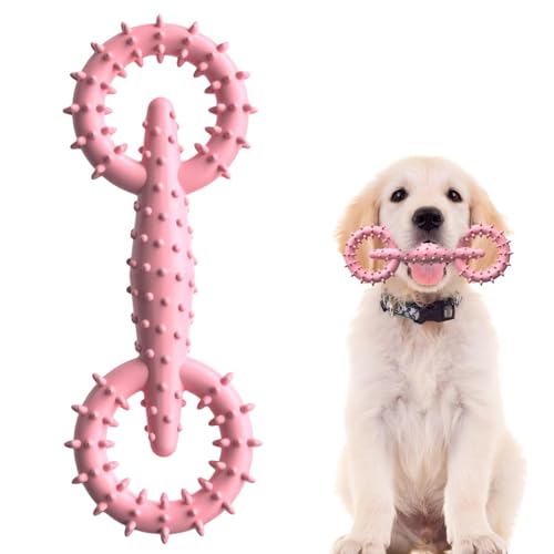 Qurygin Hunde Pull Toys | Welpen Kauspielzeug | Interaktives Zahnreinigungsspielzeug für Hunde Langeweile Linderung und Training, Zugring Haustier Kauspielzeug von Qurygin