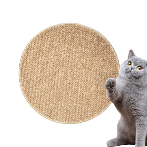 Qurygin Katzenkratzpads,Sisal-Katzenkratzpad - Natürliche Sisal-Haustierkratzer-Katzenkrallenpolster | Rutschfester, kratzfester Möbelschutz für Katzen, Sofas, Teppiche und Sofas im Innenbereich von Qurygin