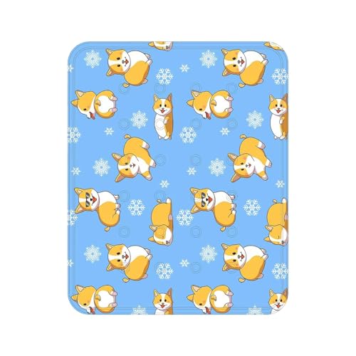 Qurygin Kühlende Hundematte, Haustierkühlmatten - Bequeme Hunde-Gel-Kühlmatte, Haustier-Kühlunterlage,Rectangula Cooling Dog Pad Kühlende Haustiermatte für Zuhause, Reisen, Camping von Qurygin