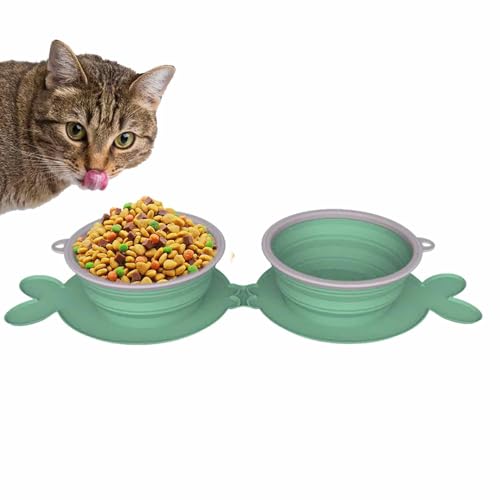 Qurygin Slow Feeder Hundenäpfe - Faltbarer Futternapf - Welpennäpfe Hund Wasser und Futternäpfe, Pet Slow Feeder Bowls, Pet Bowl für Futter und Wasser für Welpen Mittlere Hunde und Katzen von Qurygin