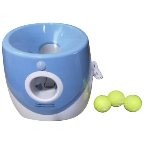 Qussedser Interaktive Maschine Spaß interaktive Katapult werfen wiederaufladbar Hund Tennis Ball Launcher Hunde jagen automatisches Spielzeug A von Qussedser