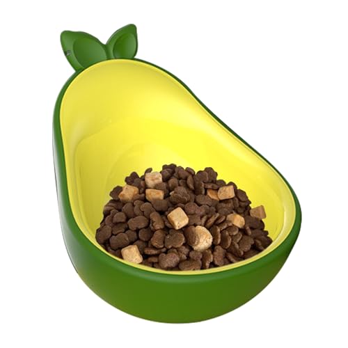 Qyljeiwred Futternäpfe für Katzen – Avocado-Form für Haustiere, Futternapf für hochbeinige Kätzchen, zum Essen und Trinken von mehreren Haustieren, Innenboden, Wohnung, Zuhause, Reisen, Urlaub, Kiste Qyljeiwred Futternäpfe für Katzen – Avocado-Form für Haustiere, Futternapf für hochbeinige Kätzchen, zum Essen und Trinken von mehreren Haustieren, Innenboden, Wohnung, Zuhause, Reisen, Urlaub, Kiste von Qyljeiwred