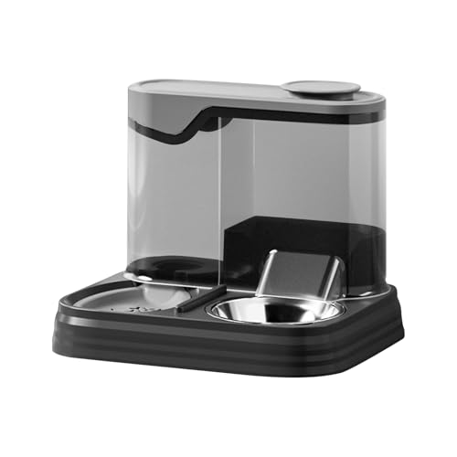 Qyljeiwred Katzen-Wasserspender, Wasserspender und Futterspender für Hunde – Haustier-Fütterung für Zuhause, Innenbereich, Urlaub Qyljeiwred Katzen-Wasserspender, Wasserspender und Futterspender für Hunde – Haustier-Fütterung für Zuhause, Innenbereich, Urlaub von Qyljeiwred