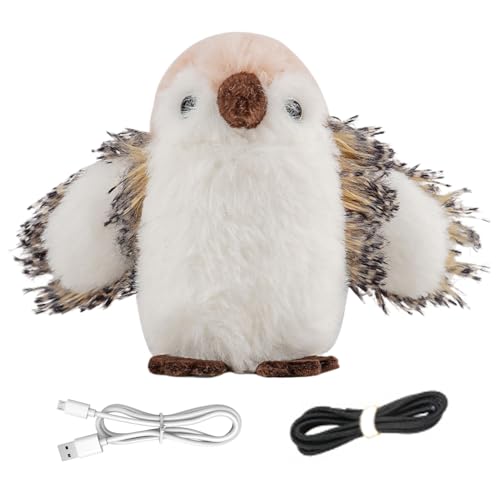 Qyljeiwred Realistisches Vogel-Katzenspielzeug – buntes interaktives Vogel-Kätzchen-Spielzeug – Tier-Langeweile Pflege für kleine Hunde Unterhaltung mit Sound für Spielzeit und Entspannung Qyljeiwred Realistisches Vogel-Katzenspielzeug – buntes interaktives Vogel-Kätzchen-Spielzeug – Tier-Langeweile Pflege für kleine Hunde Unterhaltung mit Sound für Spielzeit und Entspannung von Qyljeiwred