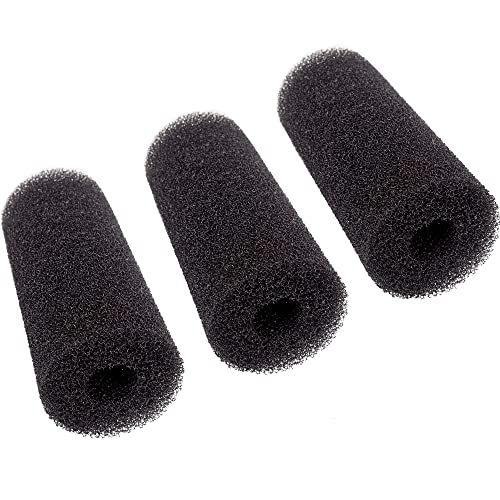 Qzbhct 3 Stück großer Vorfilter Schwamm Schaum Ersatz Filtration Kit für Teich Aquarium Fisch Tank Schildkröte Tanks 5,9 Zoll Filter von Qzbhct