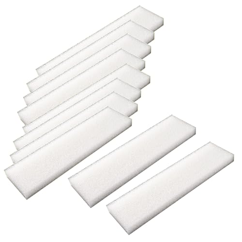 Qzbhct Schaumstoff-Filtereinsätze für Fluval 404 405 406 407 Kanisterfilter Aquarium Bio-Schwamm Ersatz 10 Stück von Qzbhct