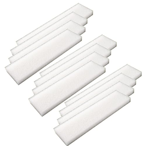 Qzbhct Schaumstoff-Filtereinsätze für Fluval 404 405 406 407 Kanisterfilter Aquarium Bio-Schwamm Ersatz 12 Stück von Qzbhct