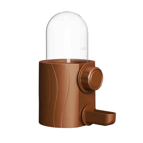 Automatic Bird Drinker, Water Feeding Bottle, Cage Water Dispenser, ca. 15 x 8 x 12 cm, 250 ml, Easy-Install Hydration Tool, ideal für kleine Haustiervogel und Vogelgeflügel, ca. 320 g von Qzdtue