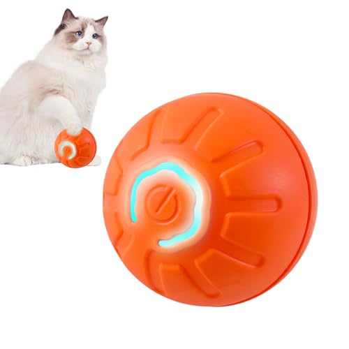 Hundespielzeug, Quietschspielzeug, rollender Ball für Hunde, interaktives Spielzeug für Katzen und Hunde, wiederaufladbar über USB, elektrisches Rollspielzeug für Welpen, Kätzchen und andere von Qzdtue