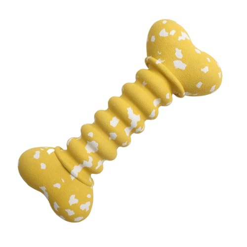 Hundespielzeug aus Gummi, Bone-Shaped Chew Balls, bite-resistant Dog Toys, interaktives Fetch-Spielzeug für Hunde, Teeth Cleaning Dog Chew Toy, Vibrant Dog Chew Balls, Puppy Training Toys, Dog Chew von Qzdtue