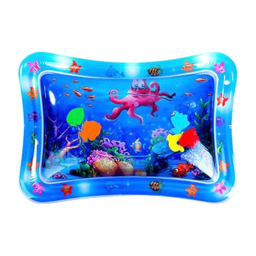 Qzdtue Cat Water Matte, interaktive Haustierkühlung, Thickened Marine-Themed Toy, Soft Comfortable Play, 8,66 x 7,87 x 0,39 Zoll, Engaging Activity Matte, ideal für kleine Haustiere von Qzdtue