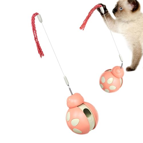 Qzdtue Cat Wobble Treat Toy, Indoor Cat Teaser Toy, Interactive Wobble Ball, Treat Dispensing Toy, Slow-Feeding Cat Toy, Cat Entertainment Toy, Cat Teaser Ball, Cat Feeding Ball, Indoor Cat Play Toy von Qzdtue