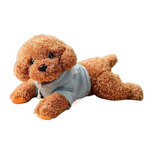 Qzdtue Cute Dog Stuffed Animal, 13.78 Inches Cartoon Puppy Toy, Soft Plush Dog Stuffed Animal for Kids, Bedroom, Sofa, Christmas, Thanksgiving, Huggable Plush Toy for Children, von Qzdtue