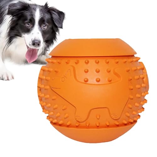 Qzdtue Dog Treat Ball, Dog Treat Dispenser, Interactive Dog Treat Toys, Dog Food Ball, Small Dog Puppy Toys, Dog Teeth Cleaning Balls, Puppy Chew Ball, Treat Dispensing Dog Toys for Small Dogs von Qzdtue