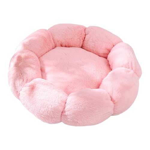 Qzdtue Warm Cat Beds, Flower Shaped Soft Cat Cave, Plush Cat Bed for Small Cat and Indoor Dogs, Calming Nest, washable Pet Bed for Relaxing and Sleeping, Cozy Hideaway for Cats von Qzdtue