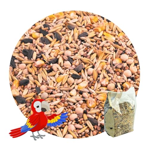 R&M Papagei - Futter 0.8kg | Vogelfutter, Kakadu, Amazonen, Premium Mischung von R&M Futter und Lebensmittel GmbH