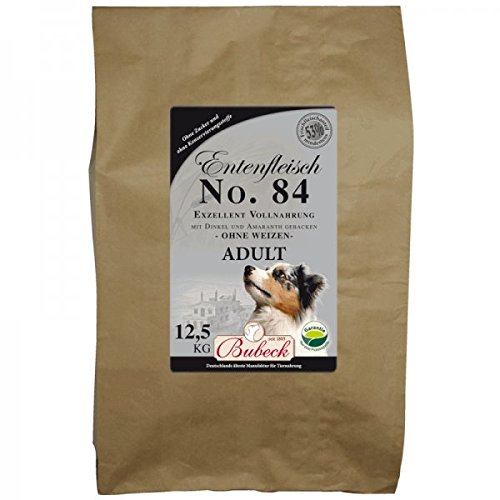 Bubeck | Hunde Trockenfutter Verschiedene Sorten | mit Lamm, Wild, Rind, Truthahn und Ente gebackenes Hundefutter | hohe Akzeptanz bei Allen Rassen (Ente, 12,5 Kg) von R. Bubeck & Sohn GmbH