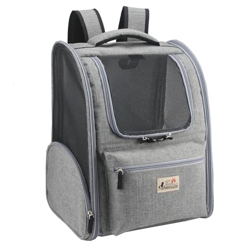 2127 Welpenrucksack (Medium, Grau) von RABBICUTE