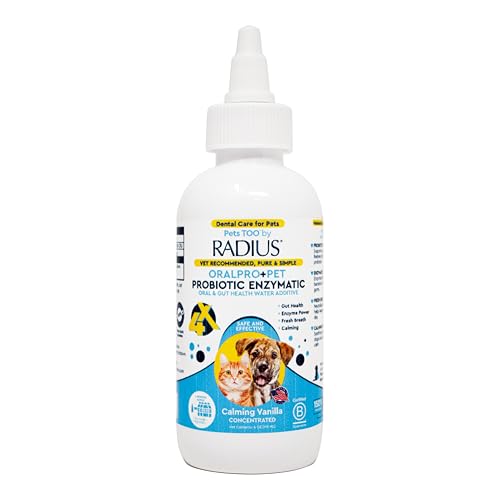 RADIUS OralPro+ Pet Probiotischer Zahnwasserzusatz (enzymatisch), Konzentrat, 118 ml von RADIUS