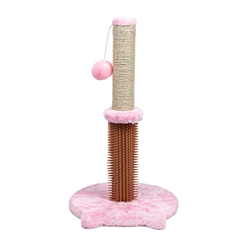 Kätzchen Kratzbaum Cartoon Basis Kralle Schleifen Möbel Schutz Katze Sisal Spielzeug Kletterbaum Katzenbedarf – Pink/497 (Color : Pink) von RAHYMA