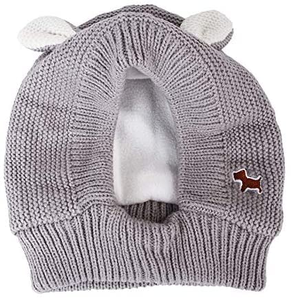 Winter warme gestrickte Haustiermütze Mode Kaninchenohr Design Beanie atmungsaktive süße weiche Welpenmütze gestrickte Snood Winterkopfbedeckung for Hundewelpen Katzenkätzchen / 852 (Color : 2) von RAHYMA