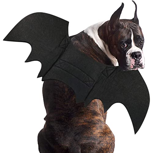 RANYPET Hund Fledermaus Kostüme Halloween Haustier Kostüm Fledermausflügel Cosplay Hundekostüm Katzenkostüm für Party von RANYPET