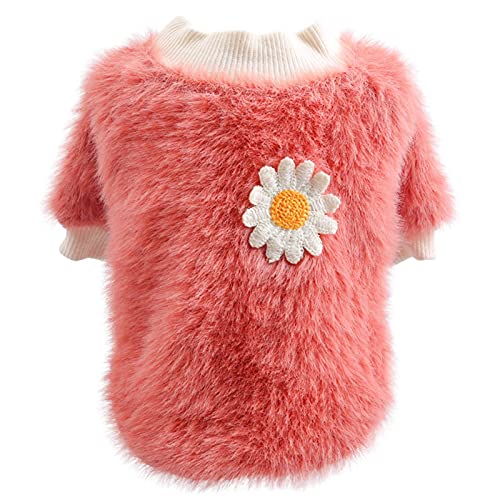 RARIDA Haustierpullover Herbst Winter Neue Nette Hund Haustier Katze Kleidung Mantel Gänseblümchen Verdickung Shih Tzu Sweatshirt Welpen Katze Pullover Hunde Haustiere Kleidung von RARIDA