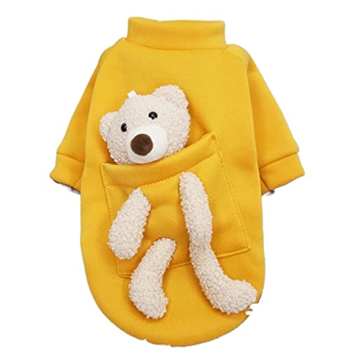 RARIDA Haustierpullover Niedliche warme Hundekleidung Haustier-Jersey-Pullover-Outfit Welpen-Haustier-Kleidung for kleine mittelgroße Hunde Katzen Chihuahua Bulldog Yorkies von RARIDA