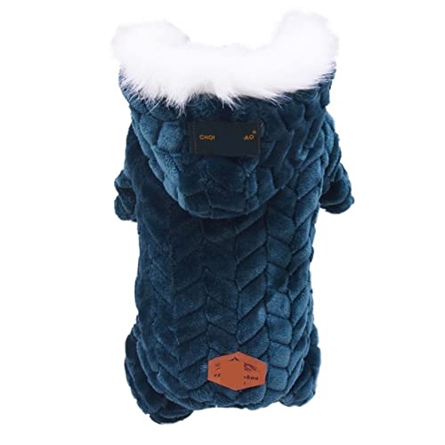 RARIDA Hunde Winterjacken mäntel Winter Haustier Hund Kleidung Dicker Polyester Baumwolle Mantel Overall Vierbeinige Daunenjacke for Französische Bulldogge Welpen Chihuahua von RARIDA